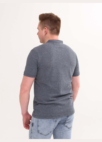 Серая футболка-поло мужское серое прямое воротник для мужчин MCS