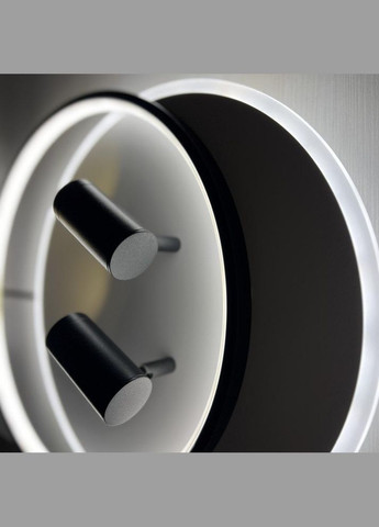 Светильник потолочный светодиодный GEOMETRIA DOWNLIGHT 65W 2R 400490 WHITEBLACK 220V IP20 с пультом Luminaria (329440167)