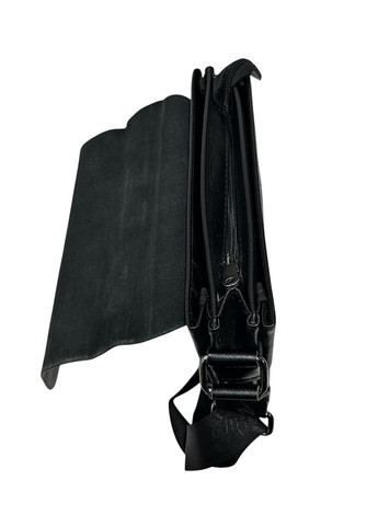Чоловіча сумка з еко-шкіри Fashion 9822-1 чорна 27.5 x 23 x 5 No Brand (371681948)