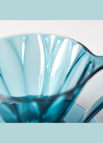 Пуровер Cafec Flower Dripper Tritan Blue Green (R-TFD-4СBG-VS) No Brand (303348986)