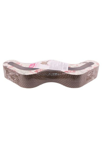 Дряпка Хвиля з котячою м'ятою для котів, 49,5х15х7 см (картон) Eastland (331431173)