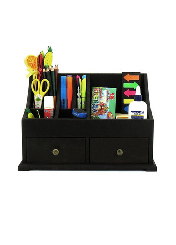 Органайзер настільний з дерева Ютіка венге (КНЦ-003112) No Brand (328225645)