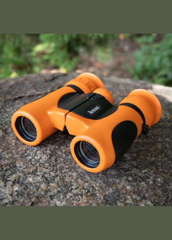 Бінокль дитячий іграшковий для подорожей та ігор "Юнга" 8*21 помаранчевого кольору Losso (327041711)
