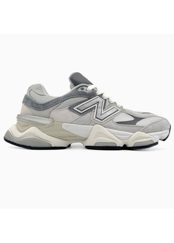 КРОССОВКИ ЖЕНСКИЕ NEW BALANCE 9060 GREYL-0151 НЬЮ БЕЛАНС 9060 No Brand серые демисезоны (367167543)