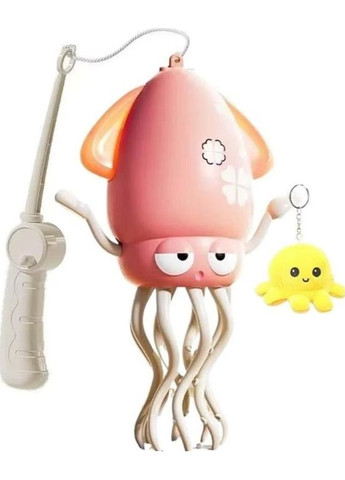 Танцующий осьминог Tummy Time интерактивная игрушка кальмар для детей розовый (2104618658) No Brand (355873060)