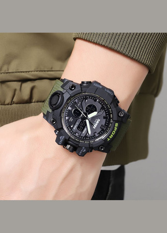 2197AG Army Green электронный спортивный, сasual Skmei (324214619)