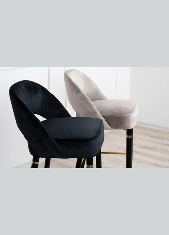 Стілець Фостер барний метал сидіння тканина 508x534x1016 Prestol (352267882)