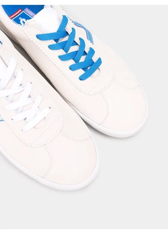 Белые кеды vn0a5hek3jc1 бежевые с голубыми вставками Vans Skate Classics Sport