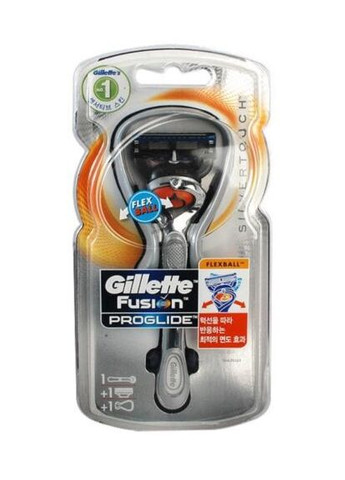 Бритва чоловіча Fusion ProGlide Silvertouch Flexball (1 станок 1 картридж 1 підставка) Gillette (278773601)