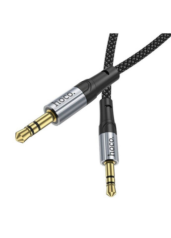 Аудиокабель AUX Fresh audio cable, 1m Black (6942007608800) Hoco UPA26 (357474374)