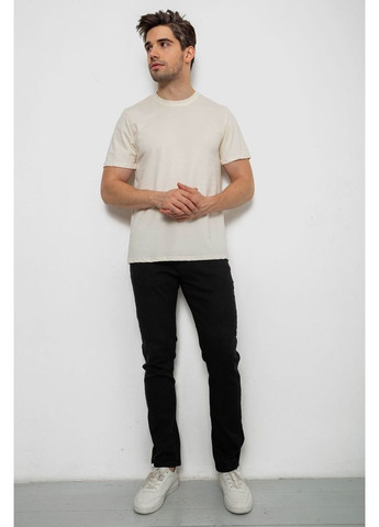 Кремова футболка чоловіча однотонна,, 238r155 Annabelle