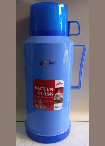 Термос вакуумный со стеклянной колбой DayDays 1,8 литра (синий) Frico (300001330)