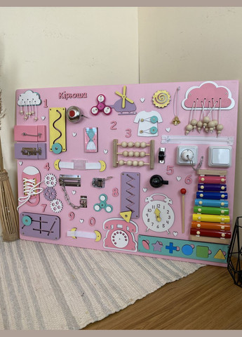 Бизиборд на подарок, именный бизиборд 80х60 см No Brand (348357591)