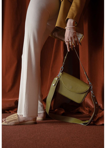 Женская кожаная сумка Molly оливковая The Wings (348358620)