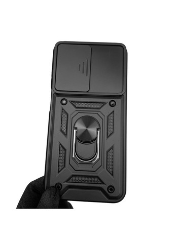 Чохол для Galaxy A25 5G SM-A256B броньований з кільцем зі шторкою на самсунг а25 5г чорний rg1 Samsung (366019883)