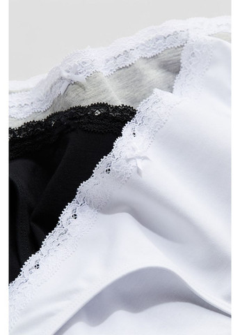 Трусики сліпи з мереживом для дівчинки 1211242-002 сірий H&M (353828771)