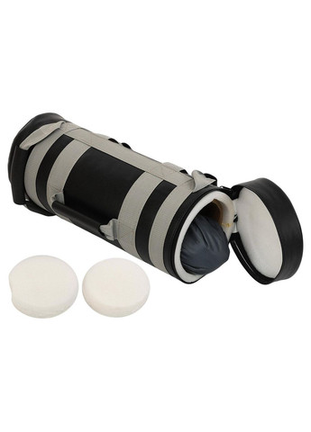 Мішок обважнювач для функціонального тренінгу Power Bag LP8120-5 5кг (PVC, вага 5кг, чорний-сірий) LiveUp (361436919)