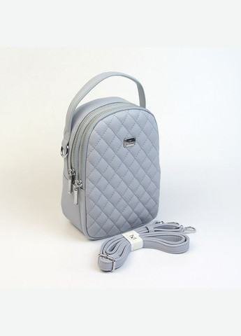 Блакитна жіноча маленька вертикальна міні сумочка крос боді для телефону Alex&Mia (338182392)