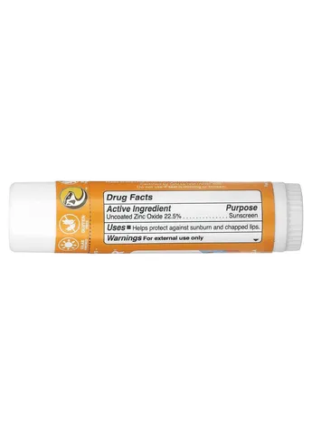 Детский натуральный минеральный солнцезащитный стик для лица SPF 35 мандарин и ваниль kids natural mineral sunscreen face Badger (378167895)
