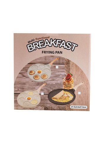 Сковорода для панкейков с антипригарным покрытием 26,5 см, серый Breakfast HP39583C No Brand (373427094)