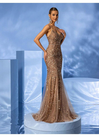 Бежевое платье Giffniseti