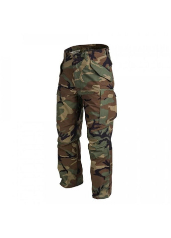 Брюки M65 - NyCo Sateen Woodland US L-Long Mil-Tec (338856047)
