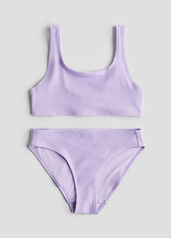 Фіолетовий літній купальник H&M