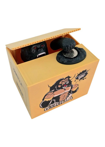 Интерактивная копилка "Горилла" на батарейках (12 х 10 х 9 см) No Brand (365875564)