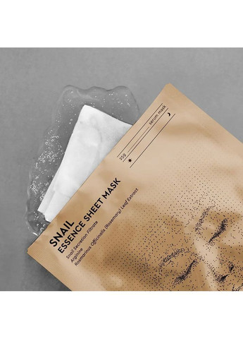 Тканинна маска-есенція для обличчя Snail Essence Sheet Mask з муцином равлика, 25 г Steblanc (366529628)