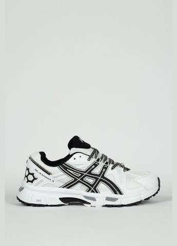 Черно-белые мужские кроссовки легкие текстиль спортивные ассикс гель любимая 8 белые с черным No Brand