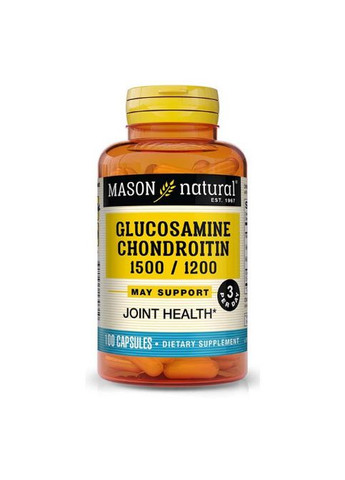 Glucosamine Chondroitin 100 Caps Mason Natural (288050786)
