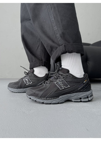 Сірі Осінні кросівки чоловічі new balance 1906r black / grey cordura нью беланс 1906r No Brand