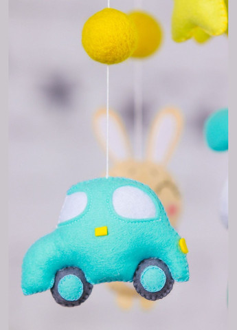 Дитячий музичний мобіль на ліжечко для немовлят WooolyWool «Сонячний день» з 35 мелодіями (М022) No Brand (342757910)