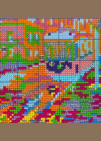 Набір для вишивання за нанесеною на канву схемою "Tram". AIDA 14CT printed 27*35 см Joy Sunday (313613318)