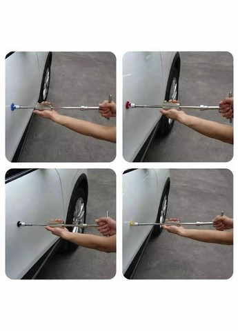 Молоток зворотний для витягування вм'ятин з грибками 18 шт Клеєм 5 шт + клеєвий пістолет (25 предметів) (R051047) Bodasan (317297283)