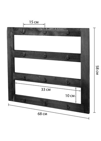 Органайзер для чашок з дерева Ташир капучино (СДК-001209) No Brand (327845857)