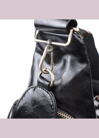 Сумка жіноча планшет для документів рюкзак слінг в дорогу сумочка для телефону Чорний 34760 Vintage (332612632)