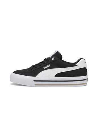 Чорні всесезонні кеди court classic vulcanised formstrip unisex sneakers Puma