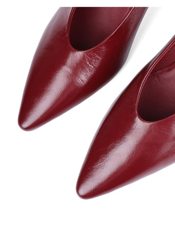 MIRATON Жіночі Туфлі 2668-1-1 Бордовий Шкіра бордовий з, китай — демісезон (368753972)