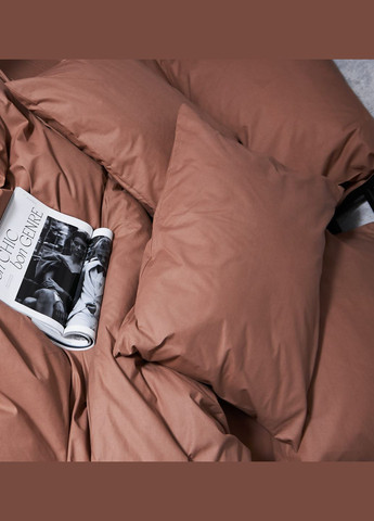 Комплект постільної білизни Бязь Gold Люкс «» King Size 220x240 наволочки 2х70х70 (MS-820004517) Moon&Star Light Brown (302973904)