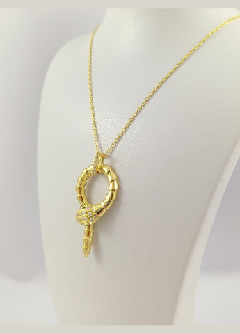 Срібне кольє з цирконієм "Змія" 40-45 см КЗМ-ж Shatlen Кольє (347620636)