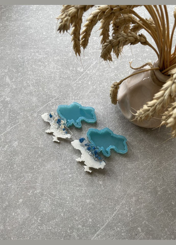 Молд карта Украины 64*40*5 мм для брелоков магнитов силиконовая форма молд для эпоксидной смолы No Brand (370566742)