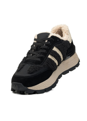 Кроссовки (1959Ц) Baderus чёрные зима (328914504)