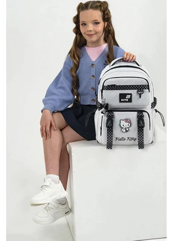 Рюкзак ортопедический школьный Education Hello Kitty цвет серый TSB-00297748 Kite (399506943)