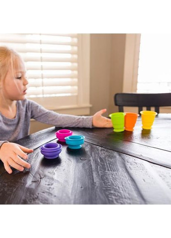 Тактильная игрушка Suction Kupz Мягкие чашки, 6 штук () Fat Brain Toys FA183-1 (369718058)