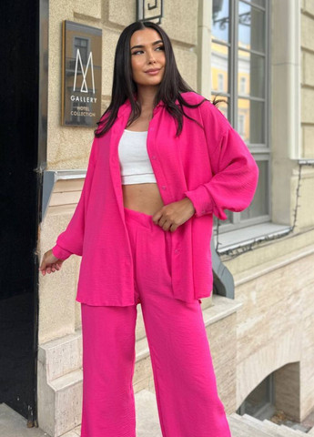 Костюм-двойка: свободная рубашка и брюки палаццо Tik-Tak (326769984)