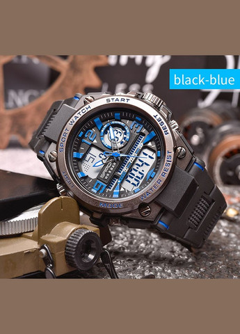 Часы мужские тактические наручные спортивные Sanda 6024-Blue (329443045)