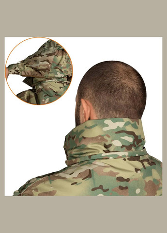 Комбінована демісезонна куртка patrol system 3.0 climashell camo Camotec