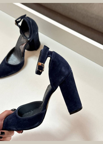 Prellesta Туфлі темно-синій з натуральна шкіра, натуральна замша, україна — (338195505)