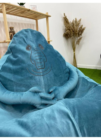 Крісло - мішок груша Ждун, L - 120х90 Florida Emerald SkyPuff (361257597)